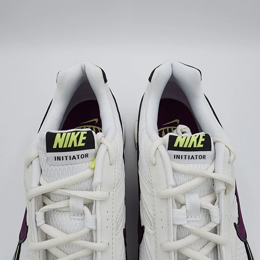 Nike Initiator Running Shoes Mens Size 11 White Pale Ivory Off Noir Sneaker‎ NEW